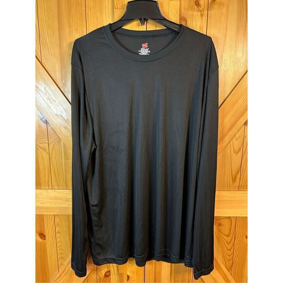 Lot of 3 Hanes Long Sleeve T-Shirt Cool DRI Performance Athletic Wicking 2X  (09 - Picture 5 of 12